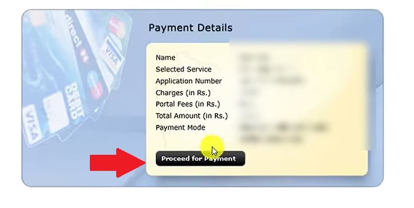 proceed for payment